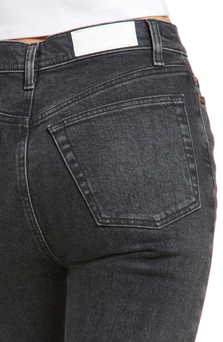 Re/Done '70s High Waist Crop Bootcut Jeans, Alternate, color, 