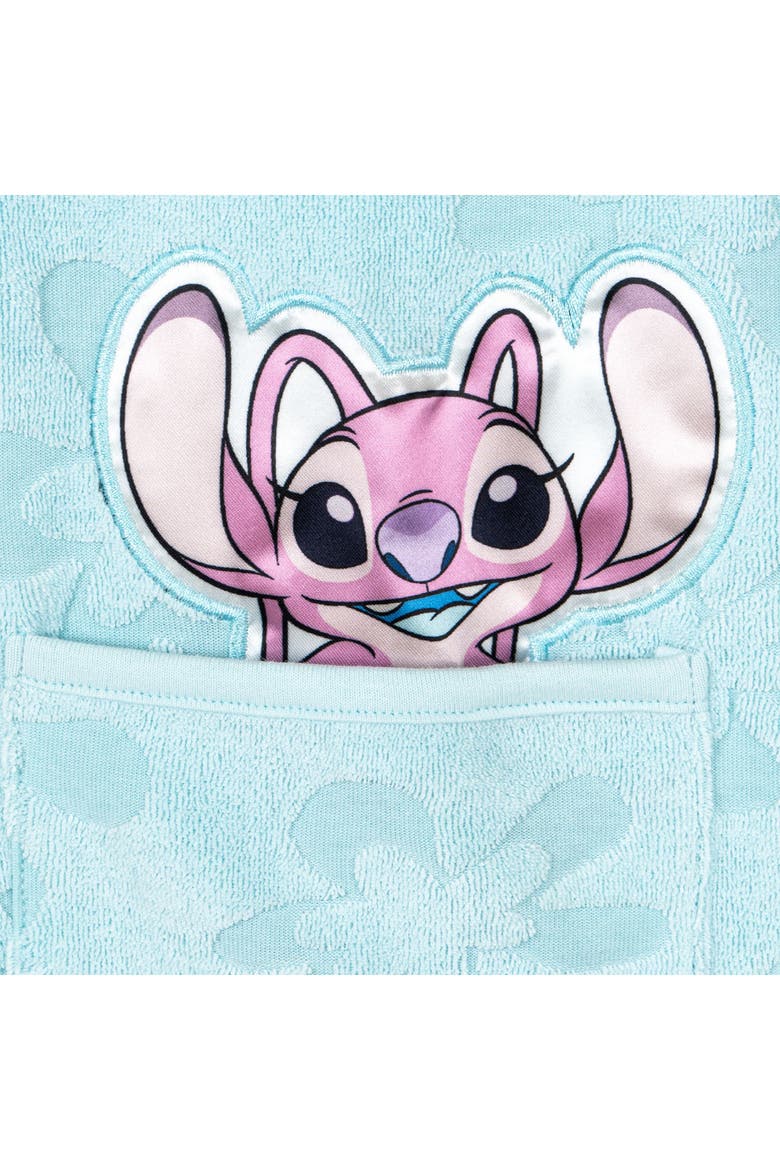 Lilo & Stitch Hooded Swimwear Cover Up, Alternate, color, Stitch Angel Blue
