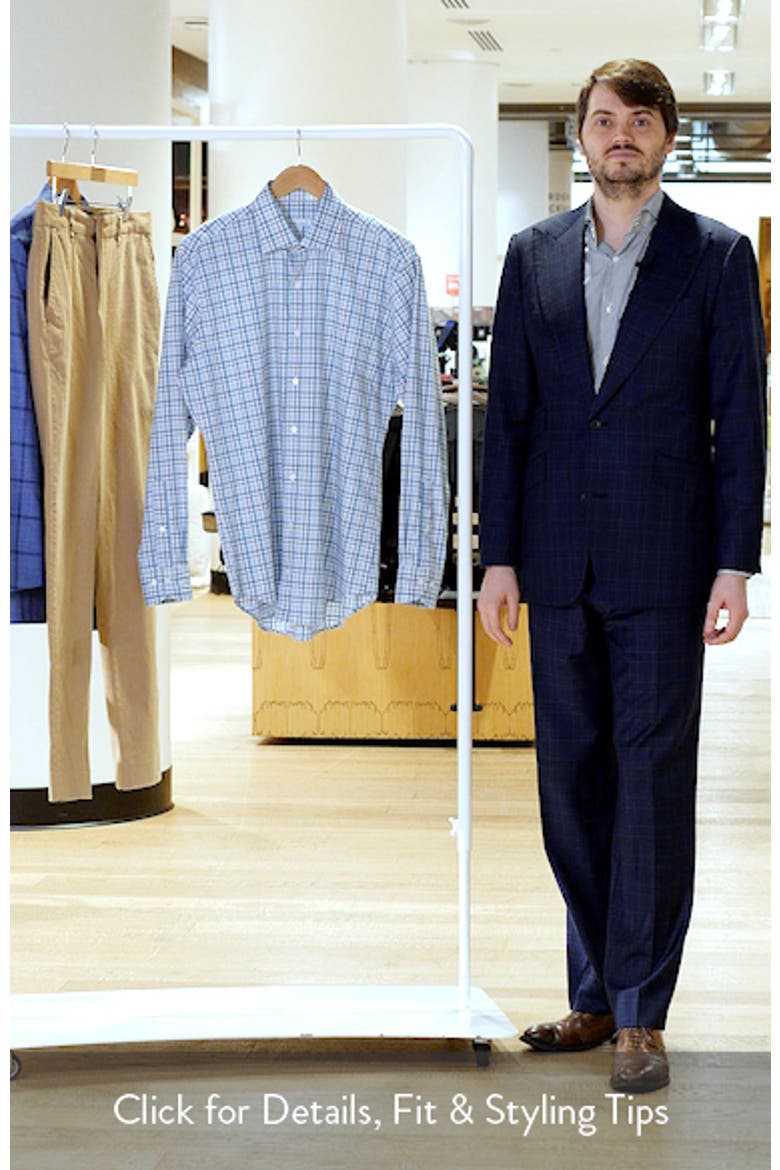 Crown Lite Shadow Check Performance Twill Button-Up Shirt video