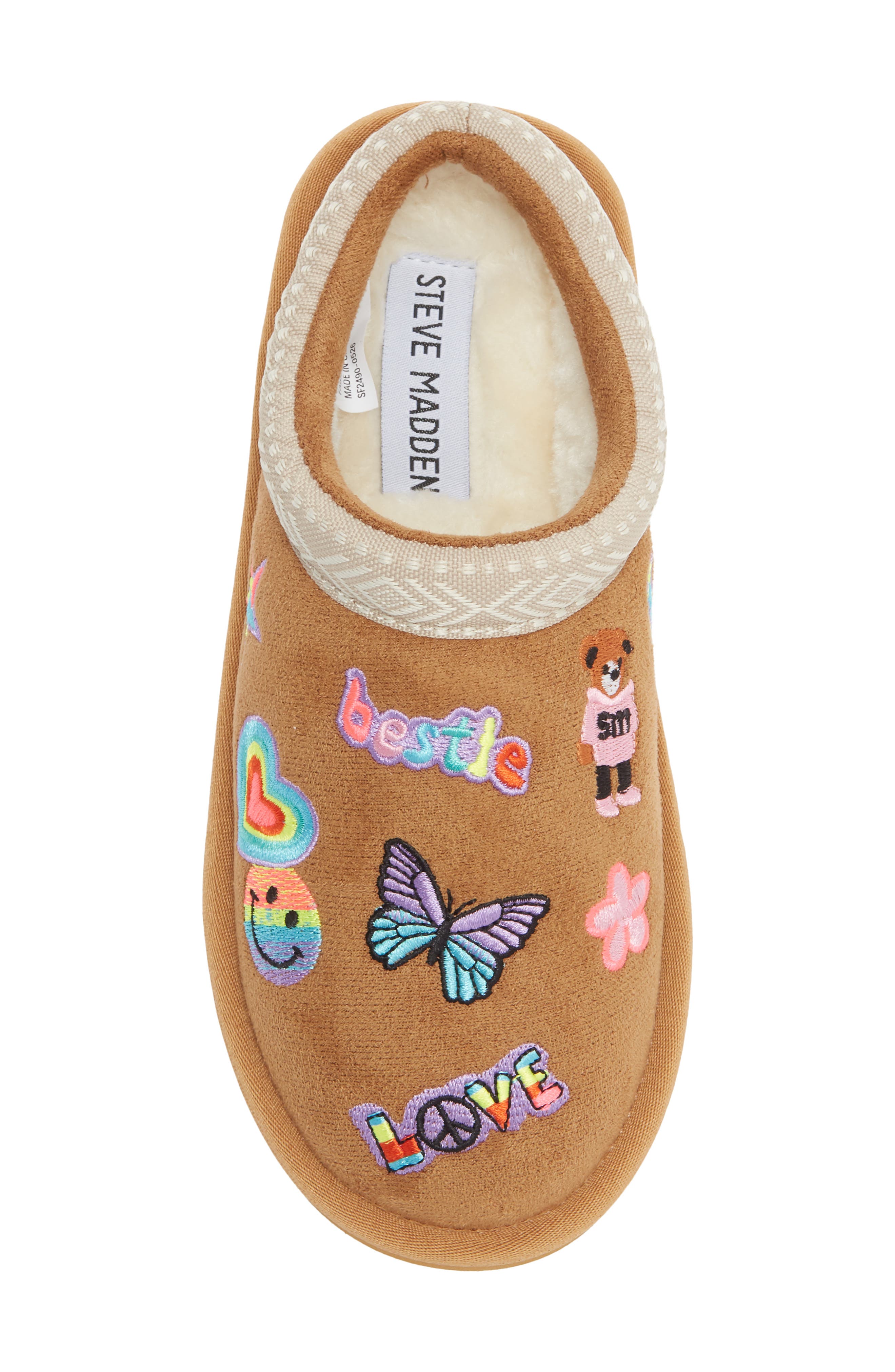 Kids' Jslushy Scuff Slipper, Alternate, color, COGNAC MULTI