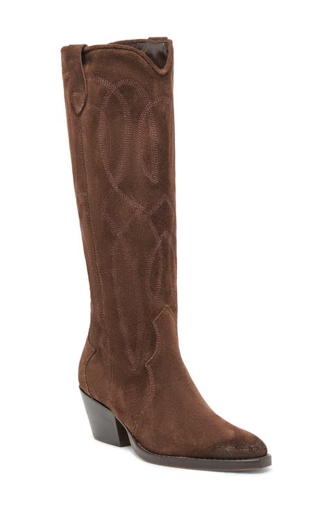 Klancy Knee High Western Boot