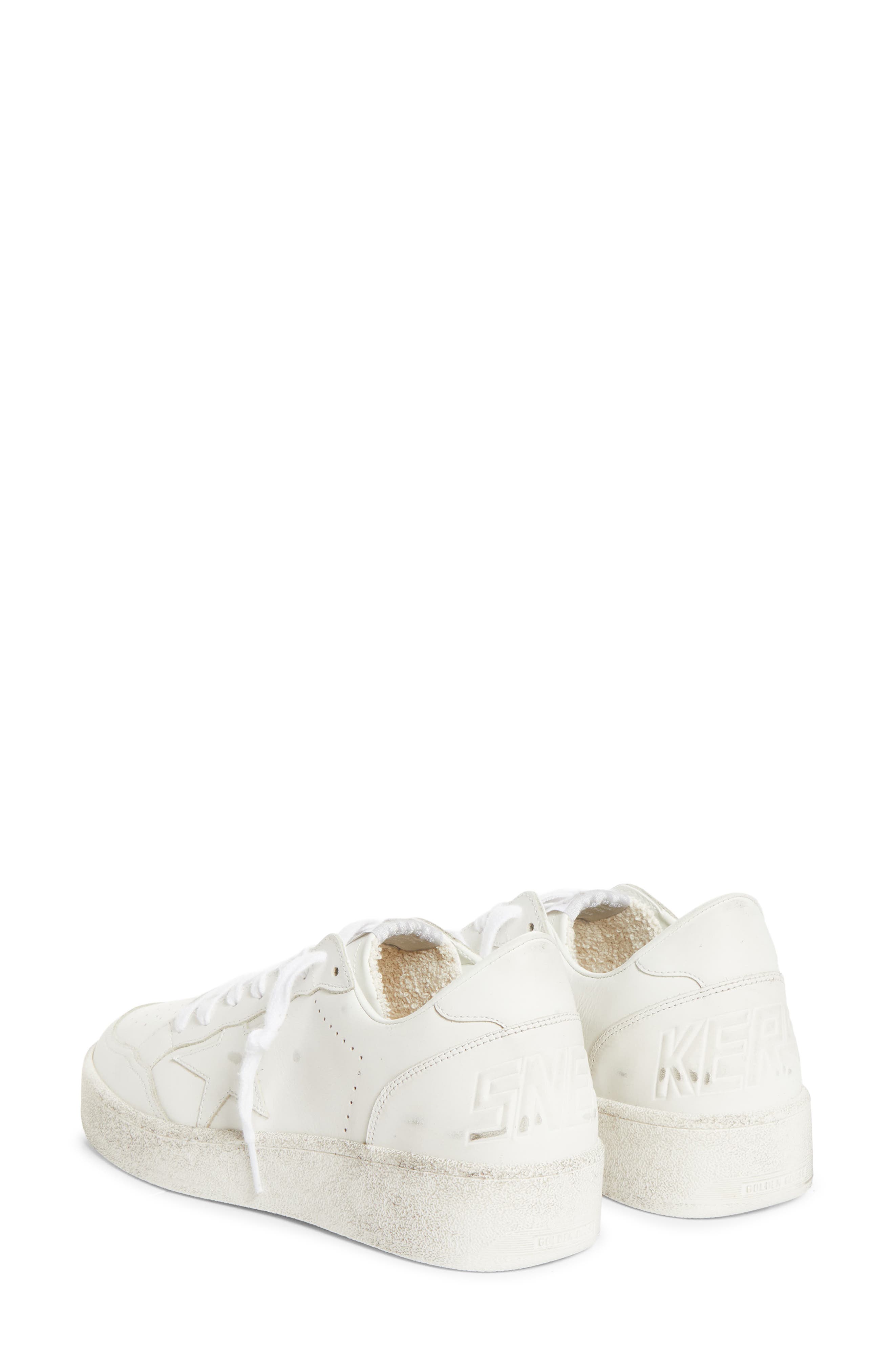 Golden Goose Ball Star 2 Sneaker, Alternate, color, Optic White