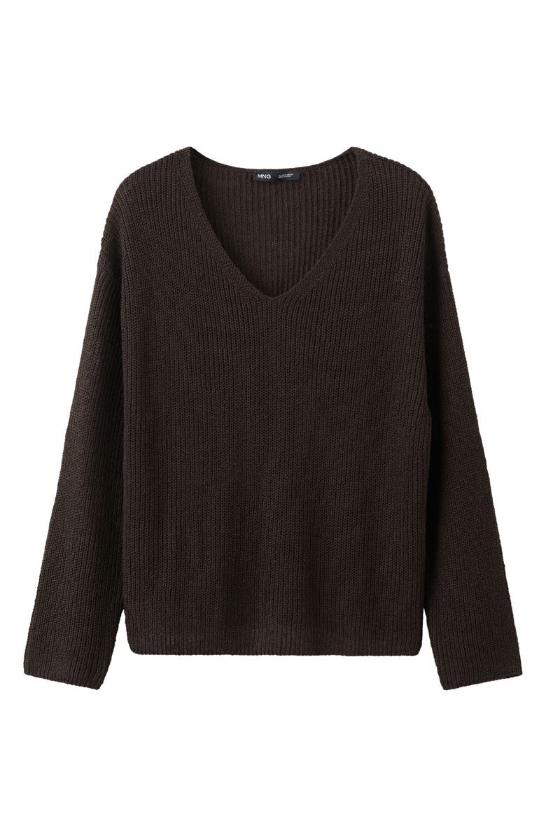 MANGO V-Neck Sweater, Alternate, color, 