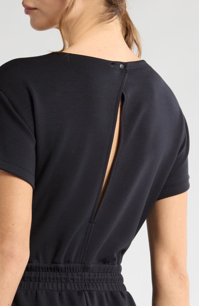 Zella Ultrasoft Knit Ankle Jumpsuit, Alternate, color,