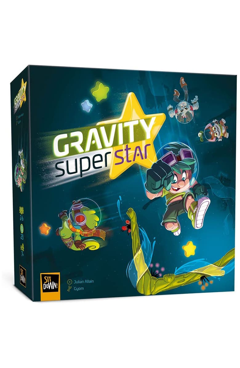 Sit Down! Gravity Superstar Board Game, Ages 7+, Main, color, Multicolored