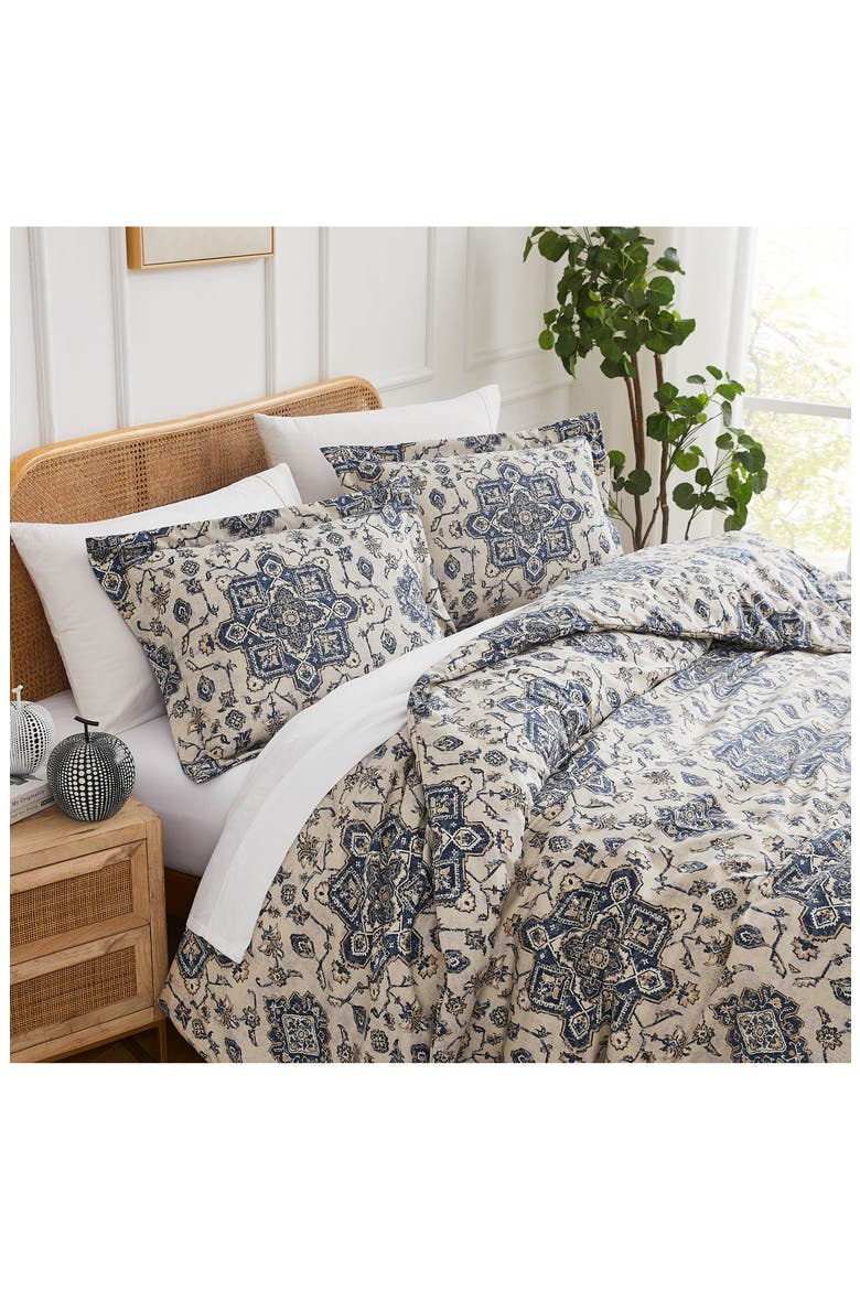 Persia Duvet Cover Set, Alternate, color, INDIGO