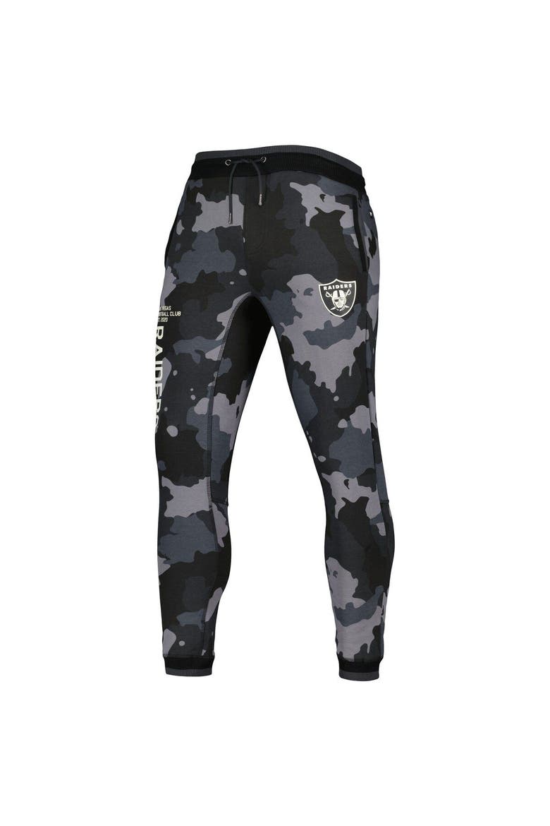 Unisex The Wild Collective Black Las Vegas Raiders Camo Jogger Pants, Alternate, color, Black