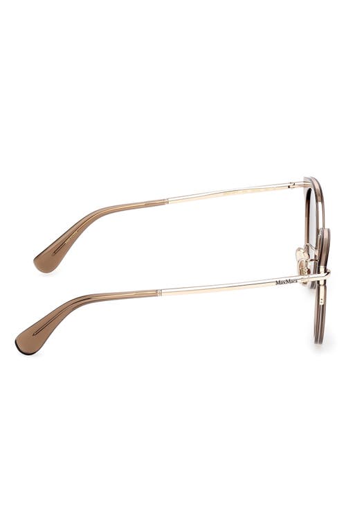 Max Mara 54mm Round Sunglasses