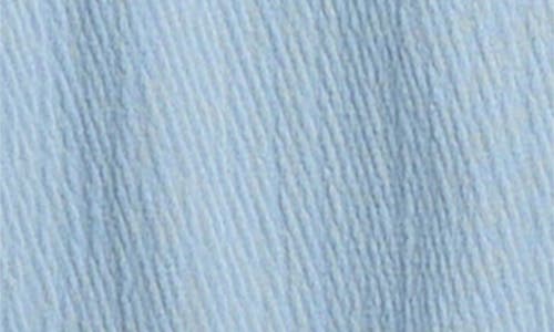 7 For All Mankind Kids' Co-ord Button-up Shirt & Shorts Set In Faded Denim