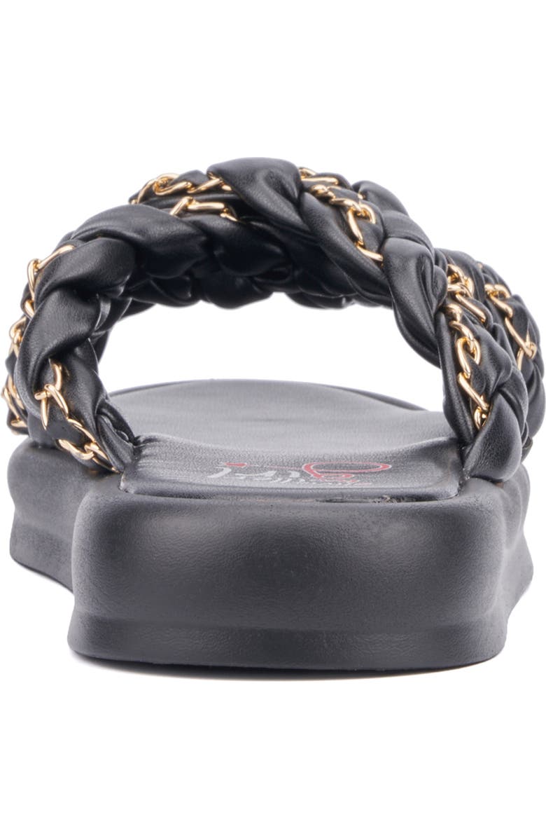 OLIVIA MILLER Kids' Cross Band Slide Sandal, Alternate, color,