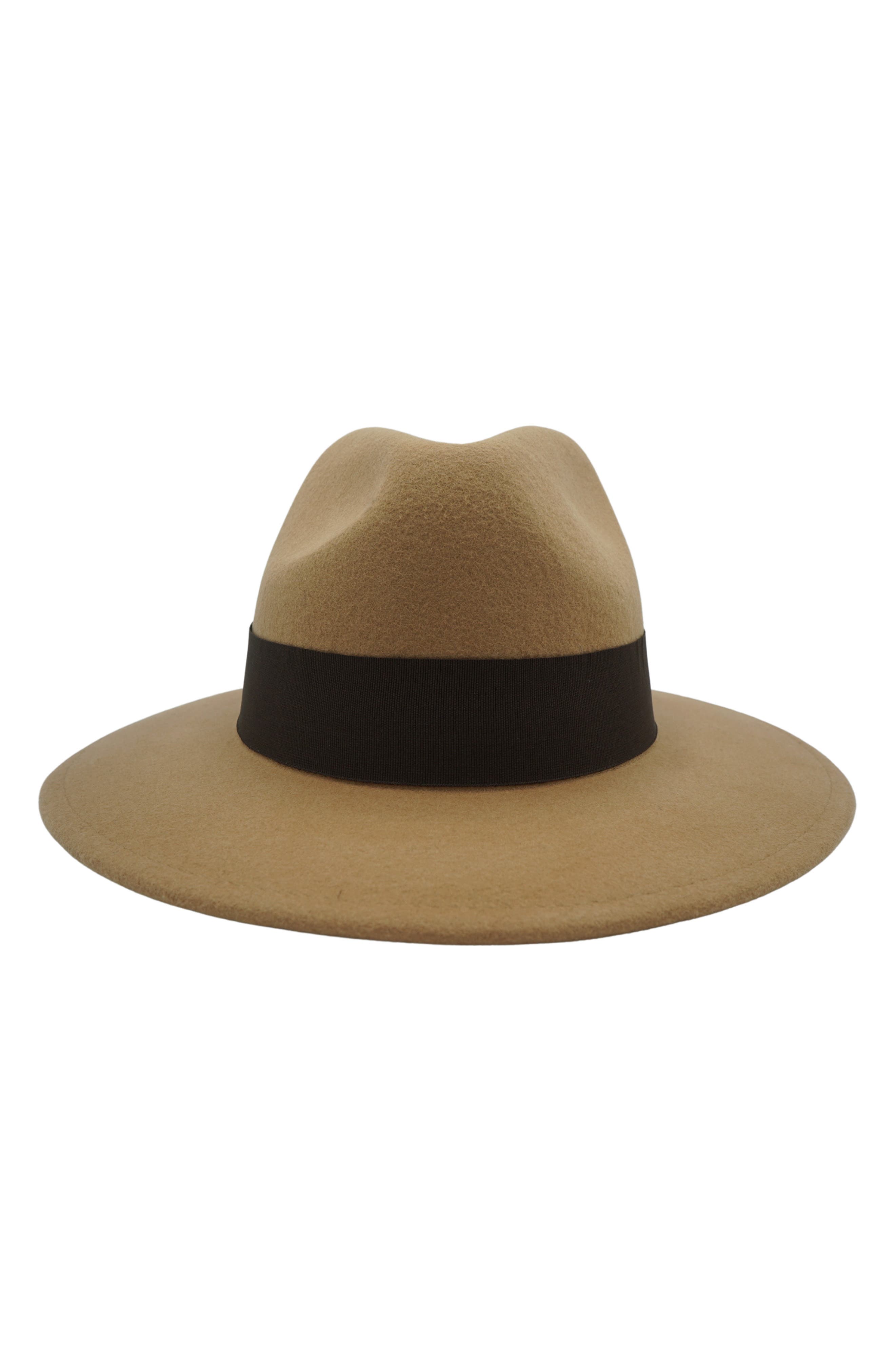 MODERN MONARCHIE Brown Wool Felted Fedora