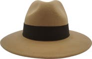MODERN MONARCHIE Brown Wool Felted Fedora