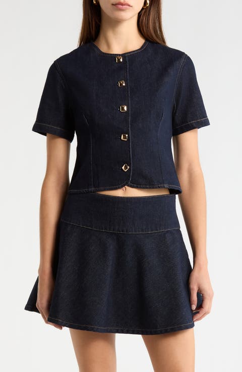 Lennon Short Sleeve Denim Jacket