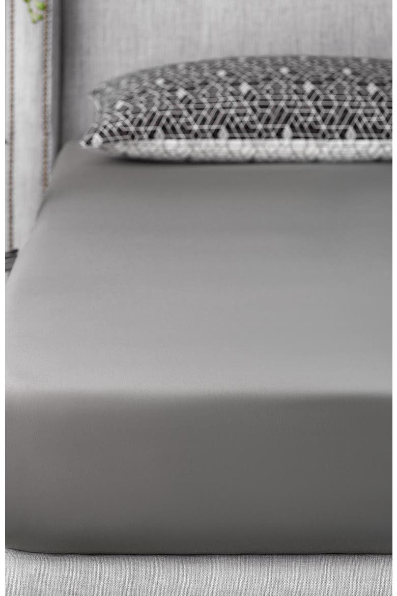 Baker Fitted Sheet, Alternate, color, Grey