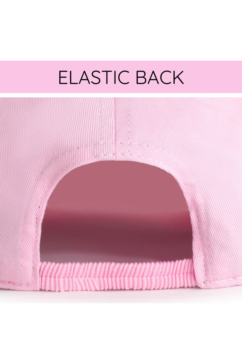 Girls' Strapback Baseball Cap (toddler & Little Kid), Alternate, color, Blossom Pink