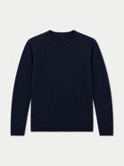 Gobi Cashmere Cashmere Rolled-edge Crewneck Sweater