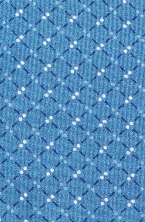 Bugatchi Devon Ooohcotton® Geo Print Button-up Shirt In Blue