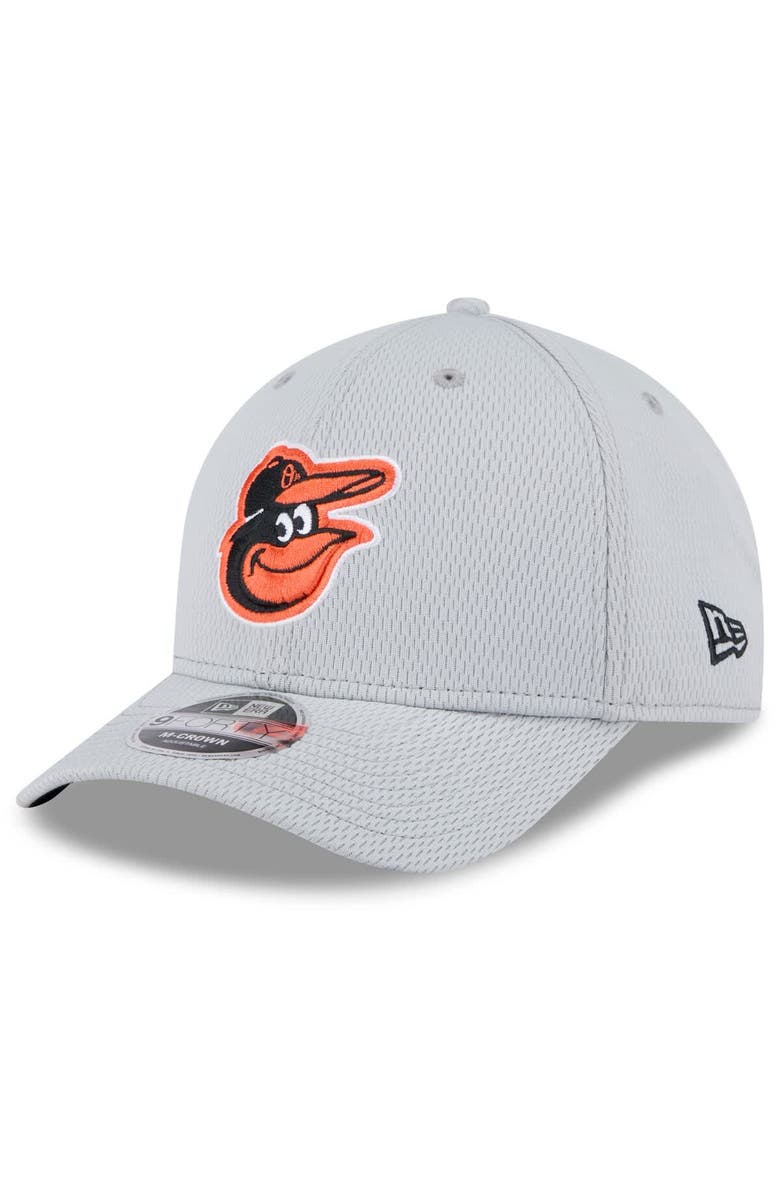 New Era Men's New Era Gray Baltimore Orioles 2025 MLB Clubhouse 9FORTY M-Crown Adjustable Hat, Alternate, color, 