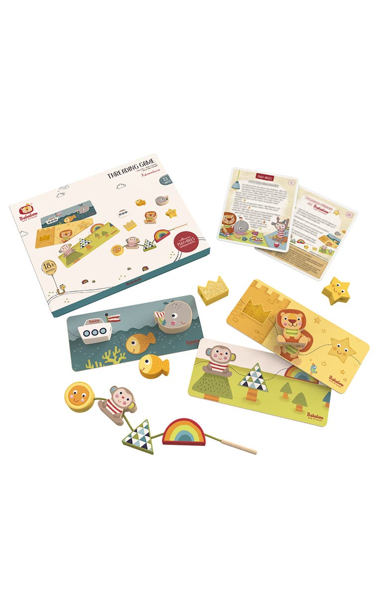 Bababoo and friends<sup>®</sup> Adventure Threading Game, Alternate, color, Multi