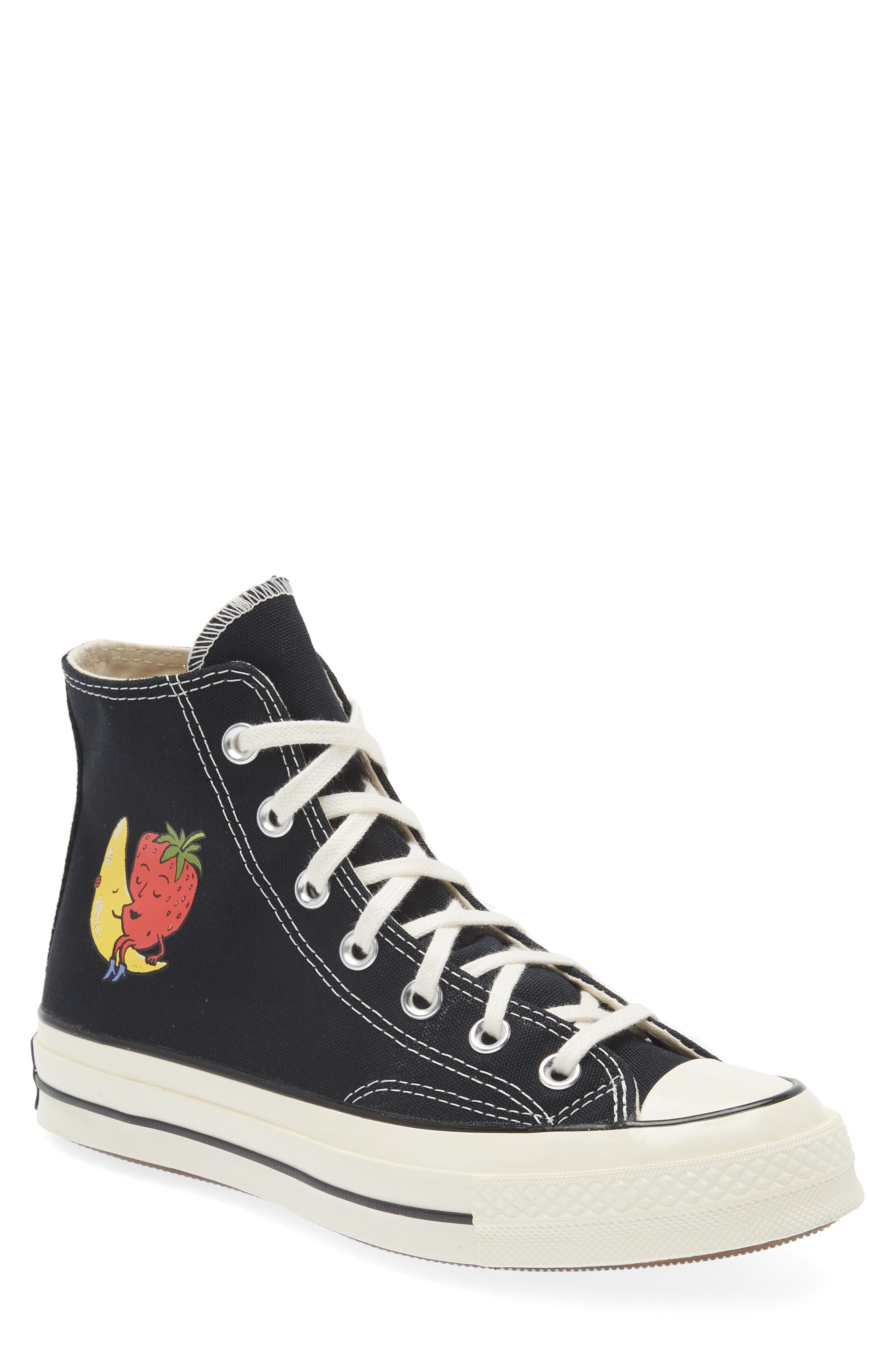 Sky High Farm Workwear x Converse Chuck Taylor<sup>®</sup> All Star<sup>®</sup> Strawberry & Moon High Top Sneaker, Main, color, 