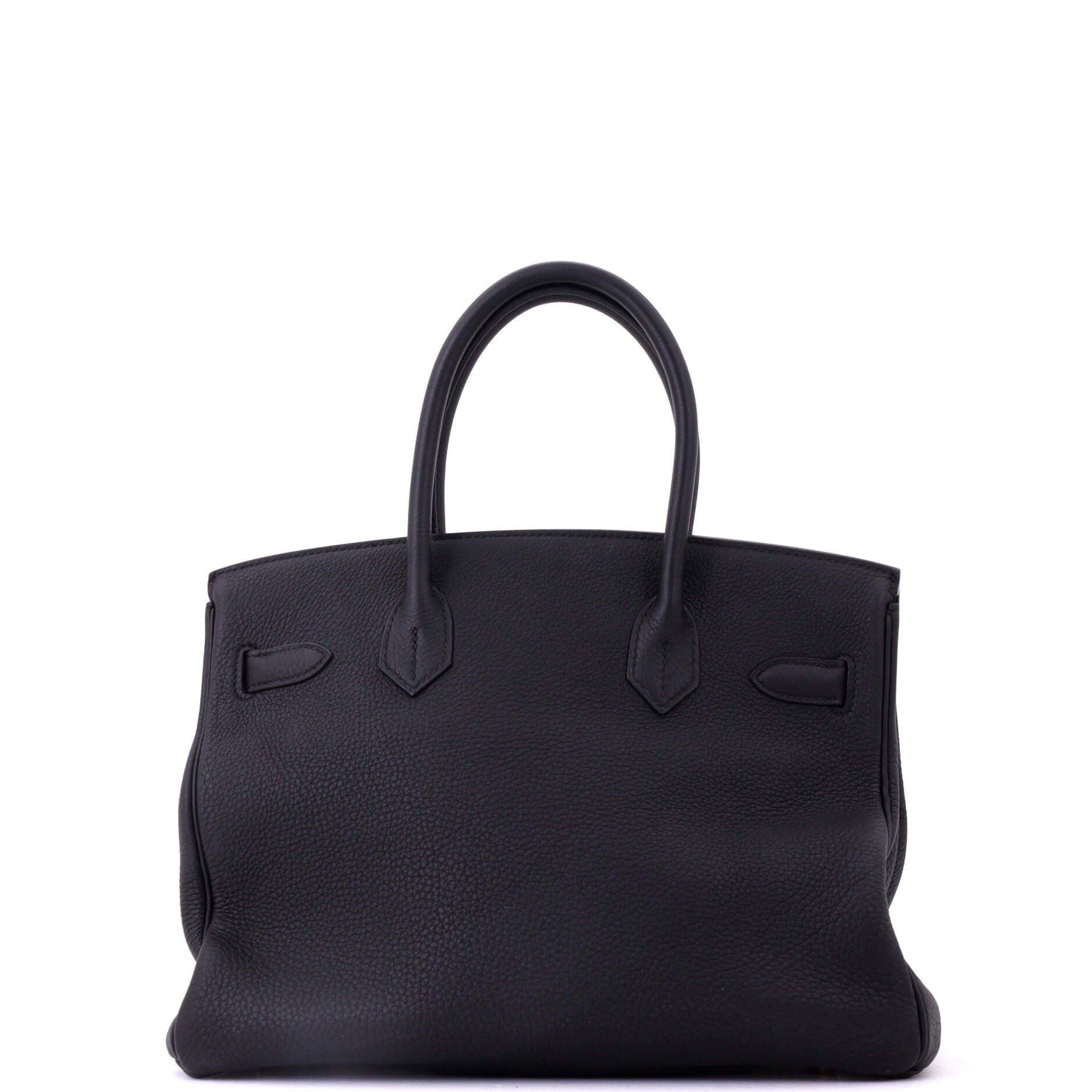 Pre-Owned Hermes Birkin Handbag Black Togo with Gold Hardware 30, Alternate, color, Noir