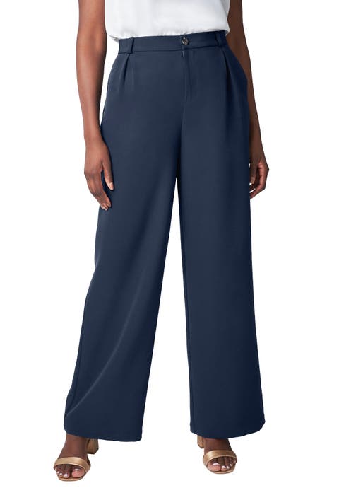 Bi-Stretch Wide Leg Pant (Plus)