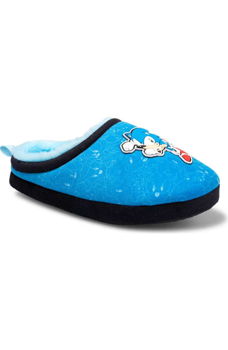 Ground Up Kids' Sonic the Hedgehog Clog Slipper, Main, color, Blue