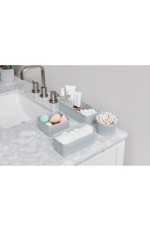 Core Home 10-piece Assorted Storage Basket Set In Gray