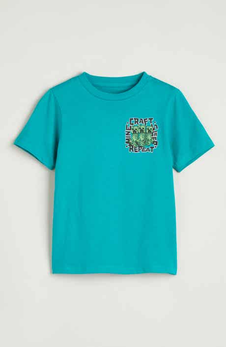 Tucker + Tate Kids' Minecraft Cotton Graphic T-Shirt