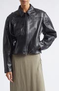Paloma Wool Banui Fitted Leather Jacket