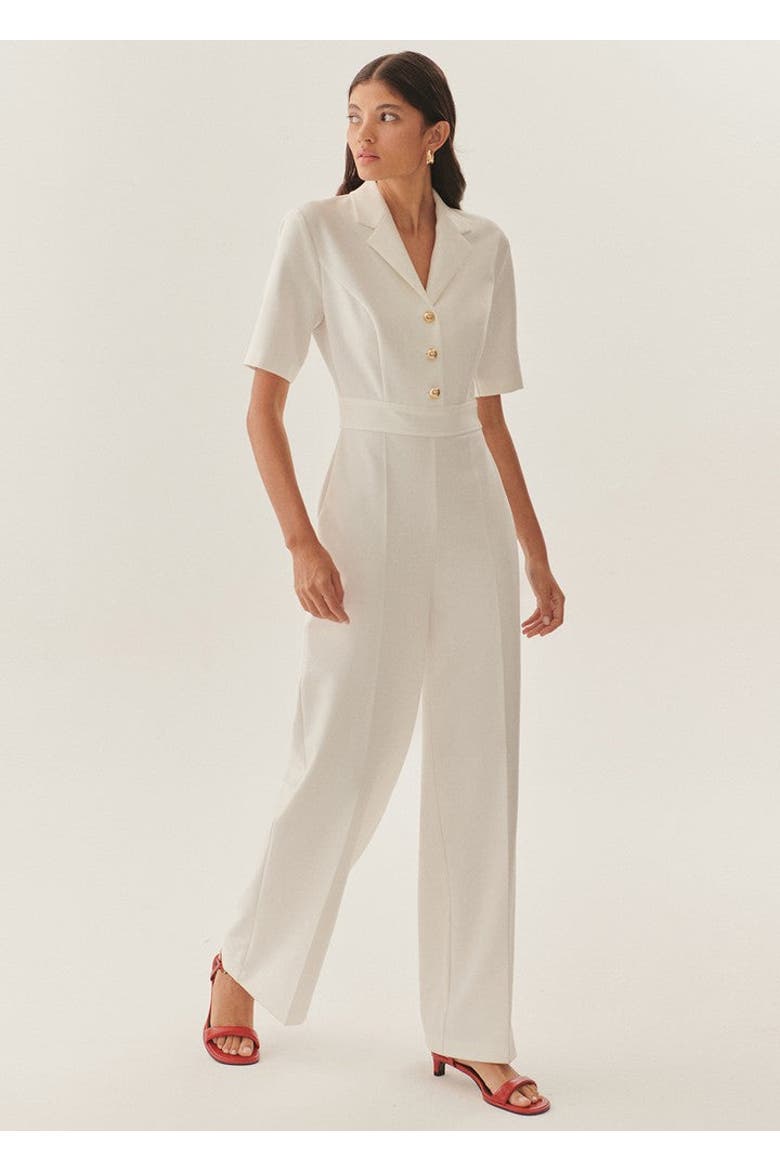 Lucille Jumpsuit, Alternate, color, WHITE
