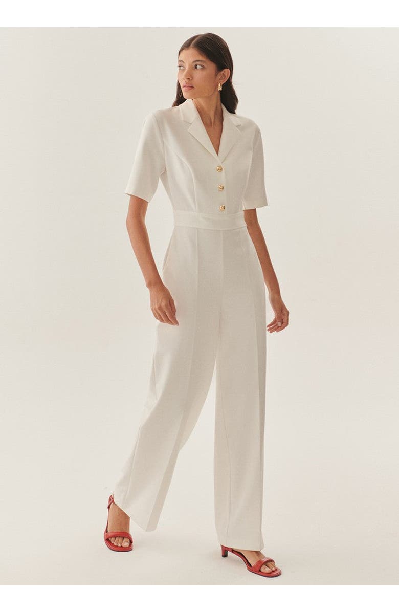 Exquise Lucille Jumpsuit, Alternate, color, White