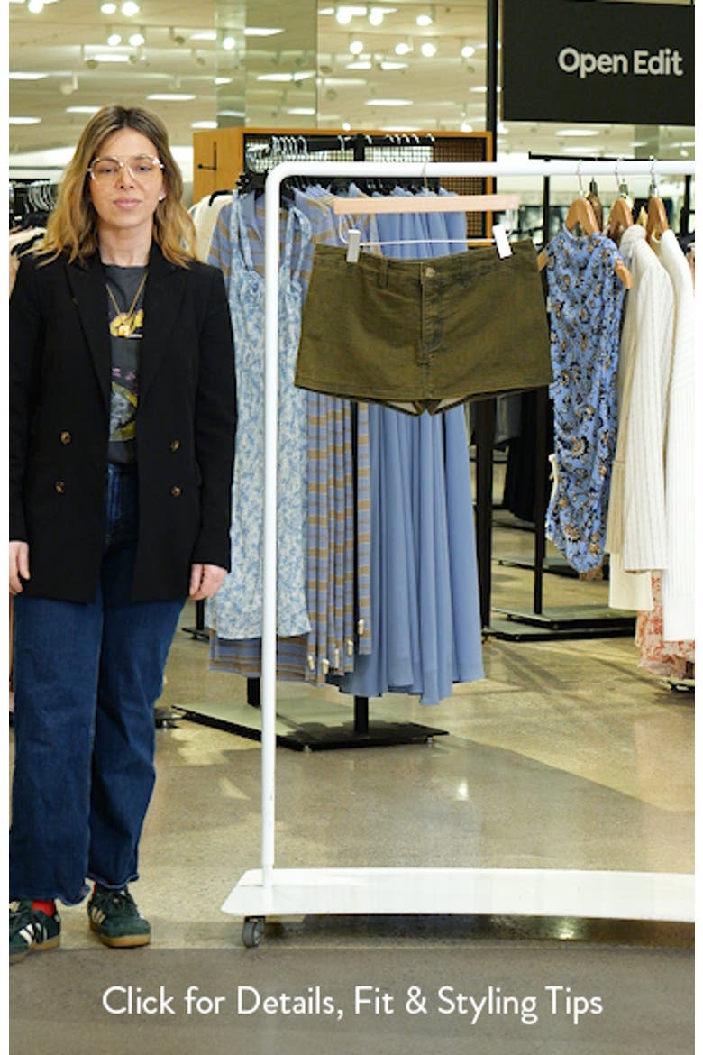 Rhode Low Rise Denim Miniskort video