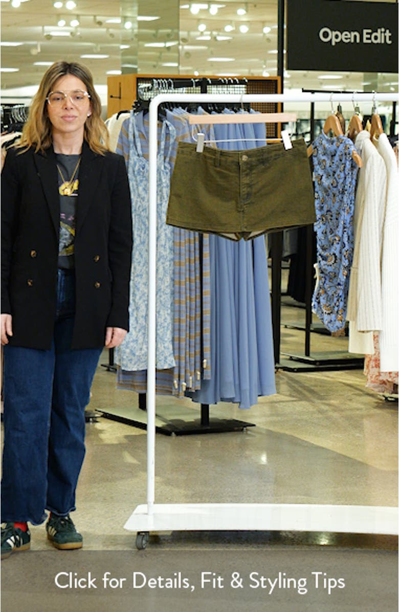 Rhode Low Rise Denim Miniskort, sales video thumbnail