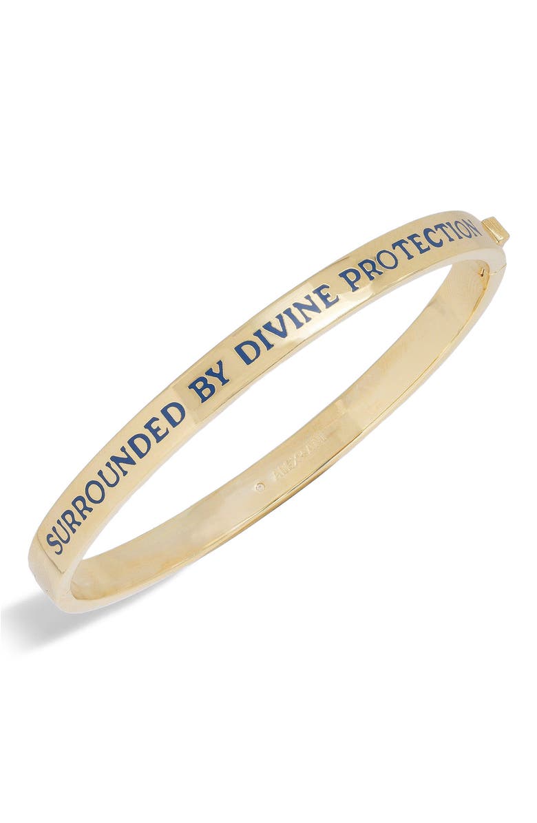Alex and Ani Divine Protection Hinge Cuff Bracelet, Alternate, color, 