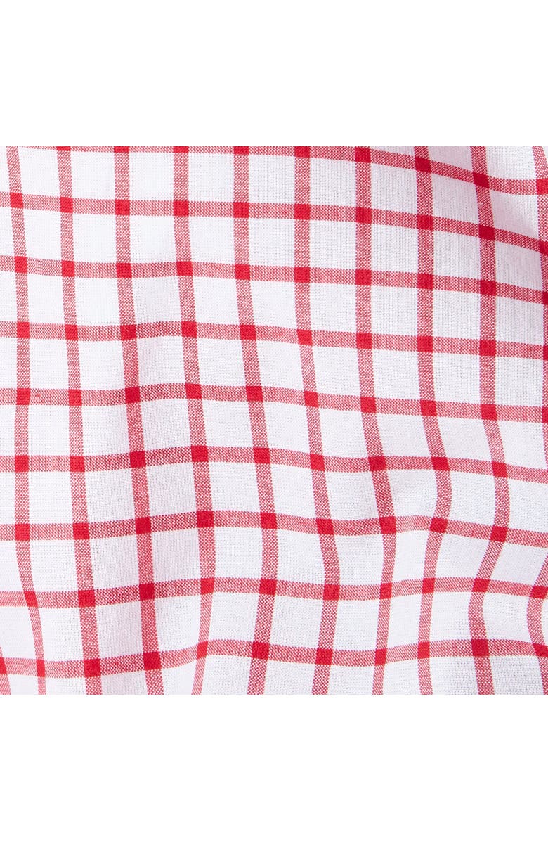Little English Kids' Windowpane Basic Short, Alternate, color, Red Windowpane