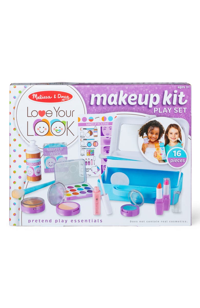 Melissa & Doug Love Your Look Makeup Kit Play Set, Main, color,