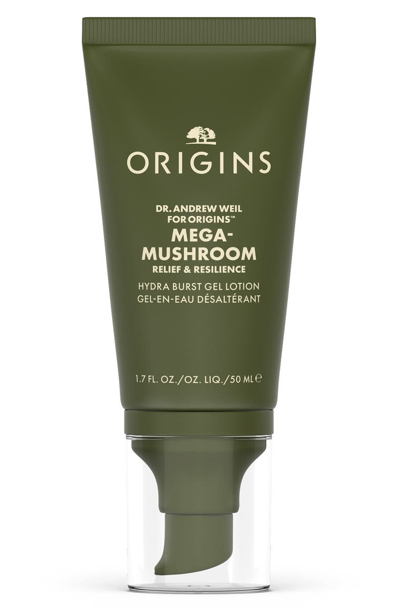 Origins Mega-Mushroom Relief & Resilience Hydra Burst Gel Lotion, Main, color,