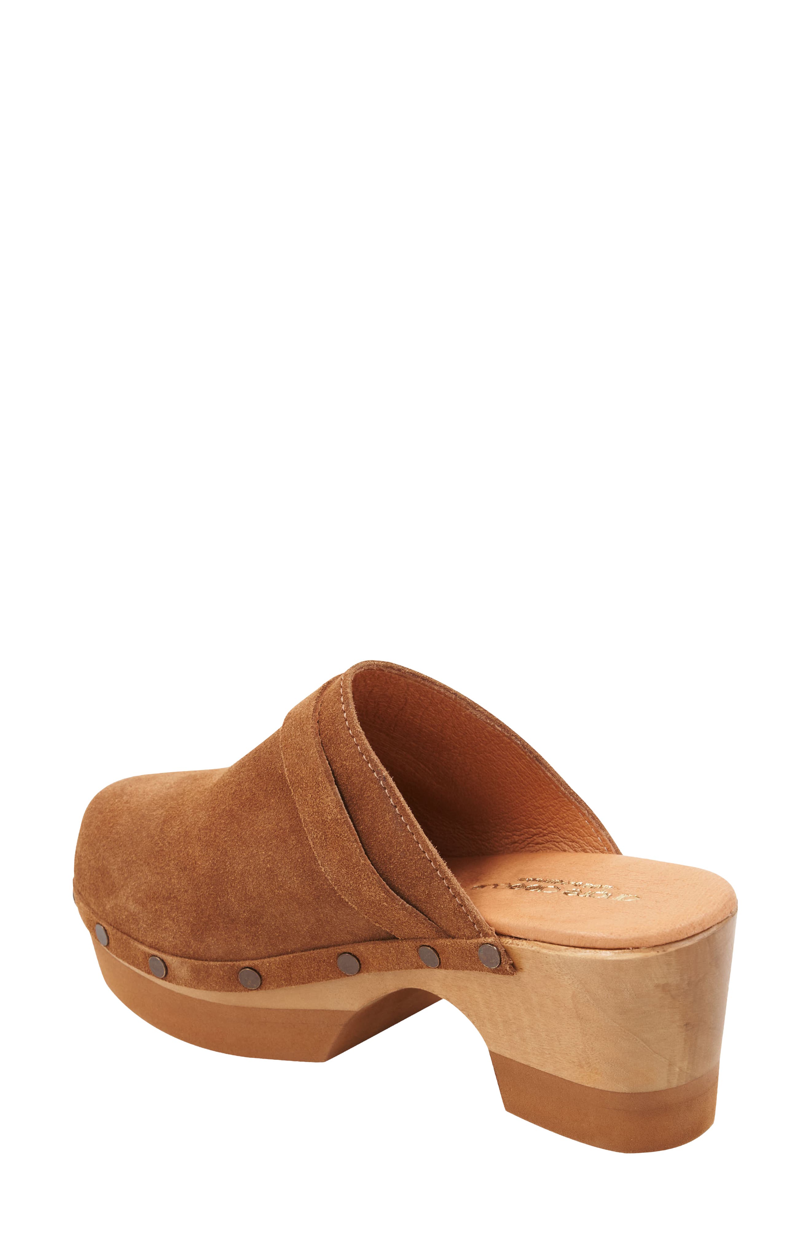 Olivia Stud Clog, Alternate, color, COGNAC