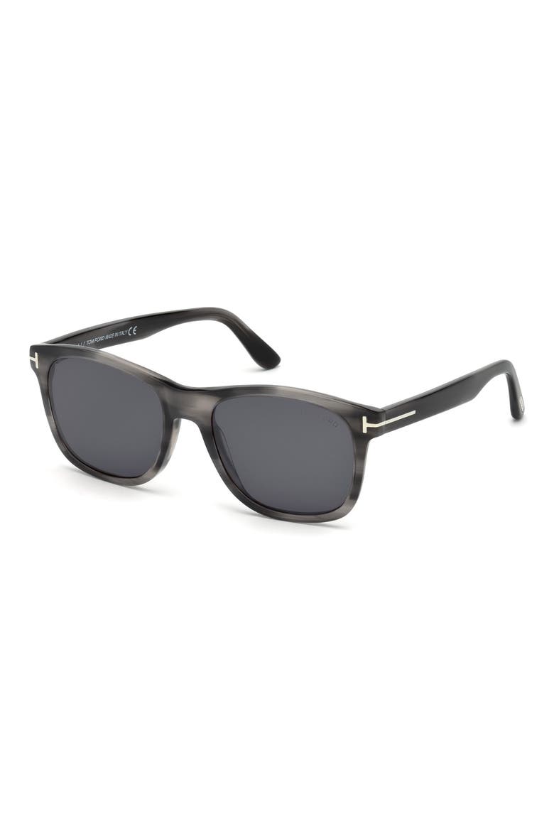Eric 55mm Sunglasses, Alternate, color, GREY / SMOKE
