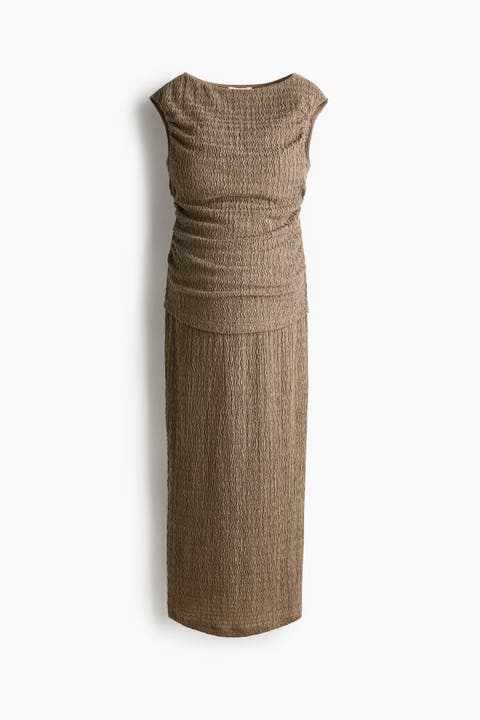 Mama 2-piece Textured Jersey Set