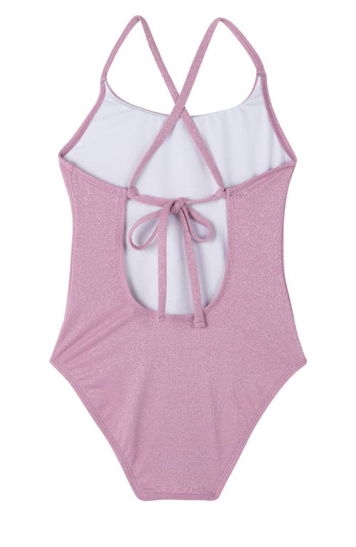 Gottex Kids Sparkles Criss Cross Tie Back One Piece