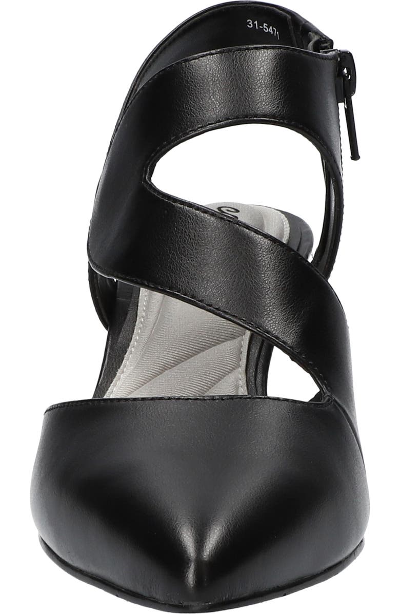 EASY STREET Venue Strappy Pump - Wide Width Available, Alternate, color, Black/ Gore