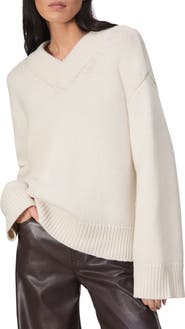 rag & bone Danica Wool & Cashmere V-Neck Sweater
