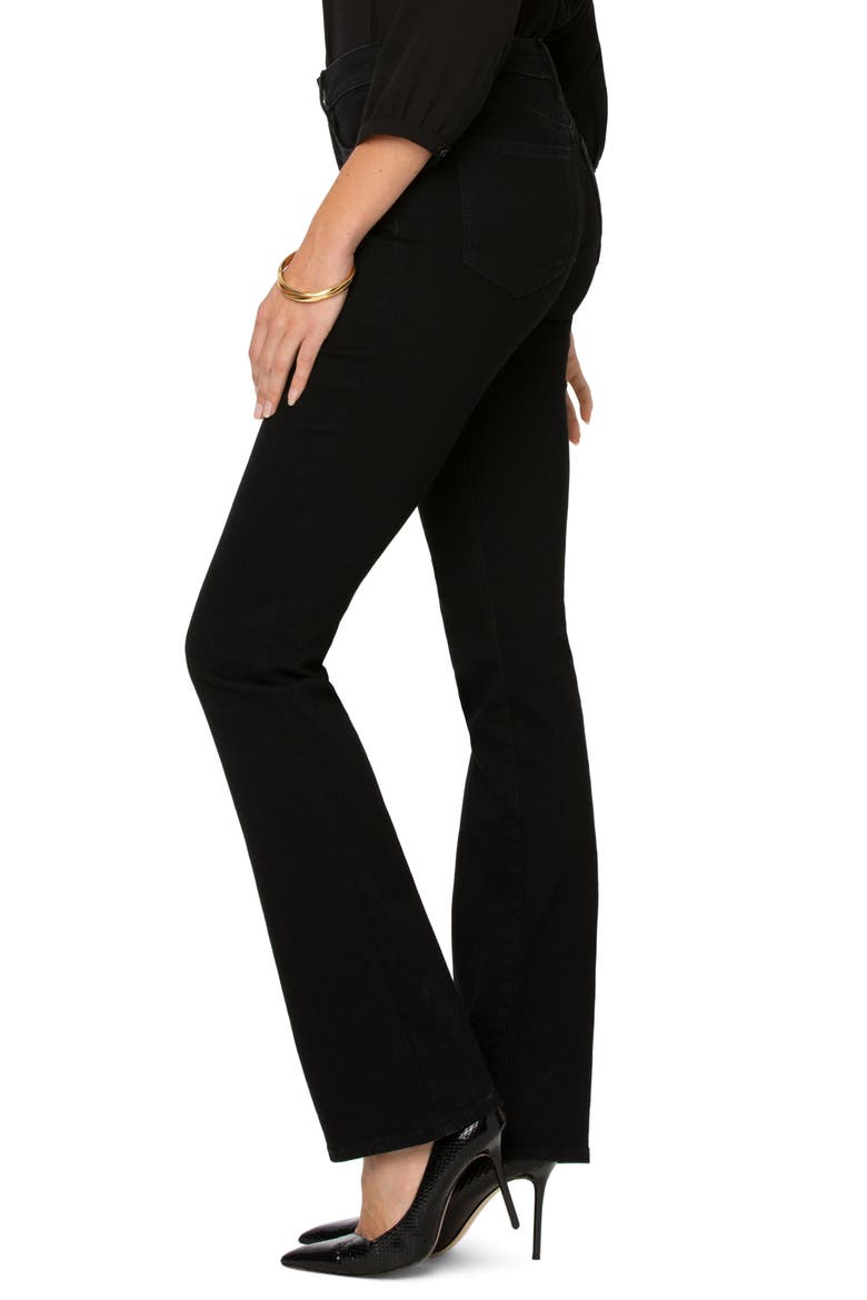 Barbara High Stretch Denim Bootcut Jeans, Alternate, color, BLACK