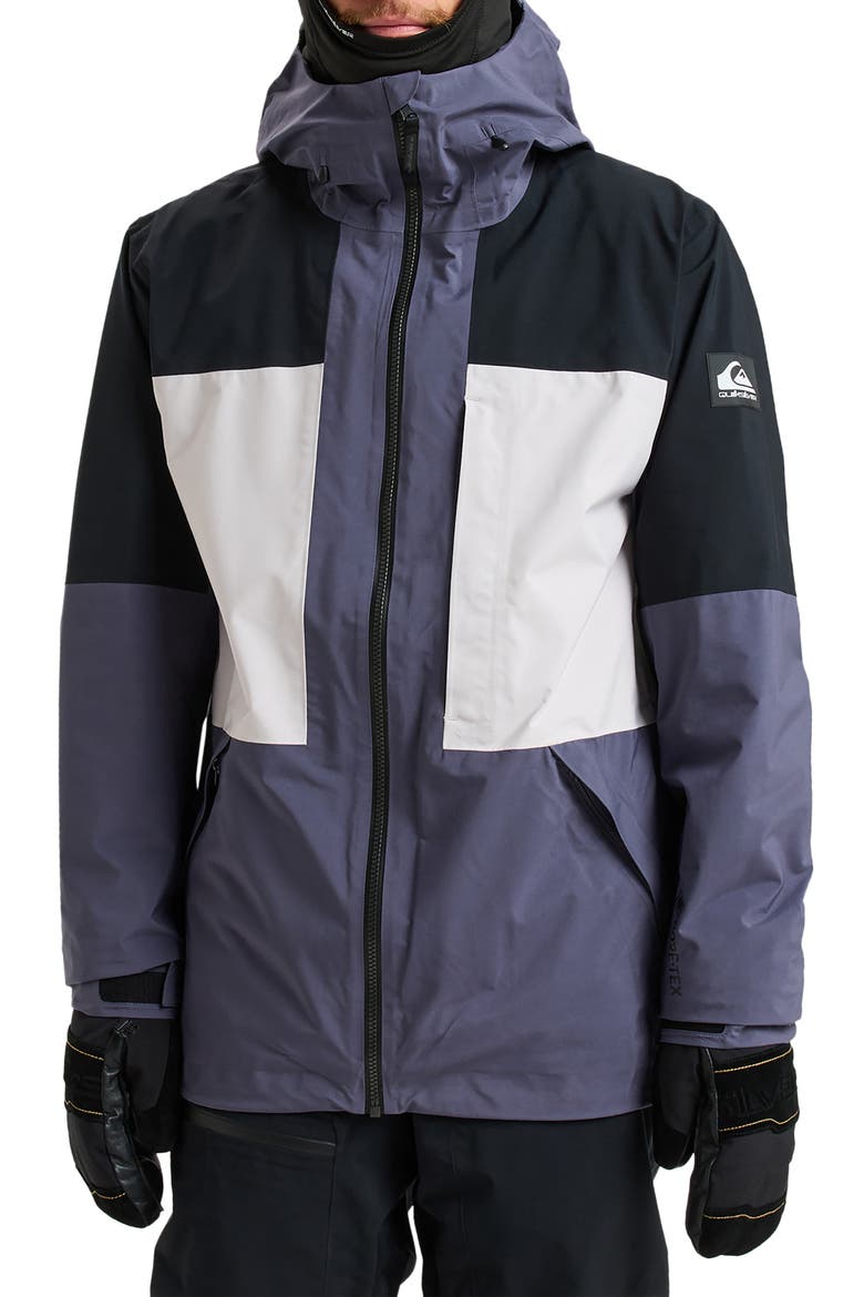 Forever Stretch Gore-Tex® Waterproof Ski Jacket, Main, color, GRAYSTONE