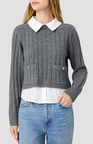 French Connection Aleyna Collared Pullover Sweater