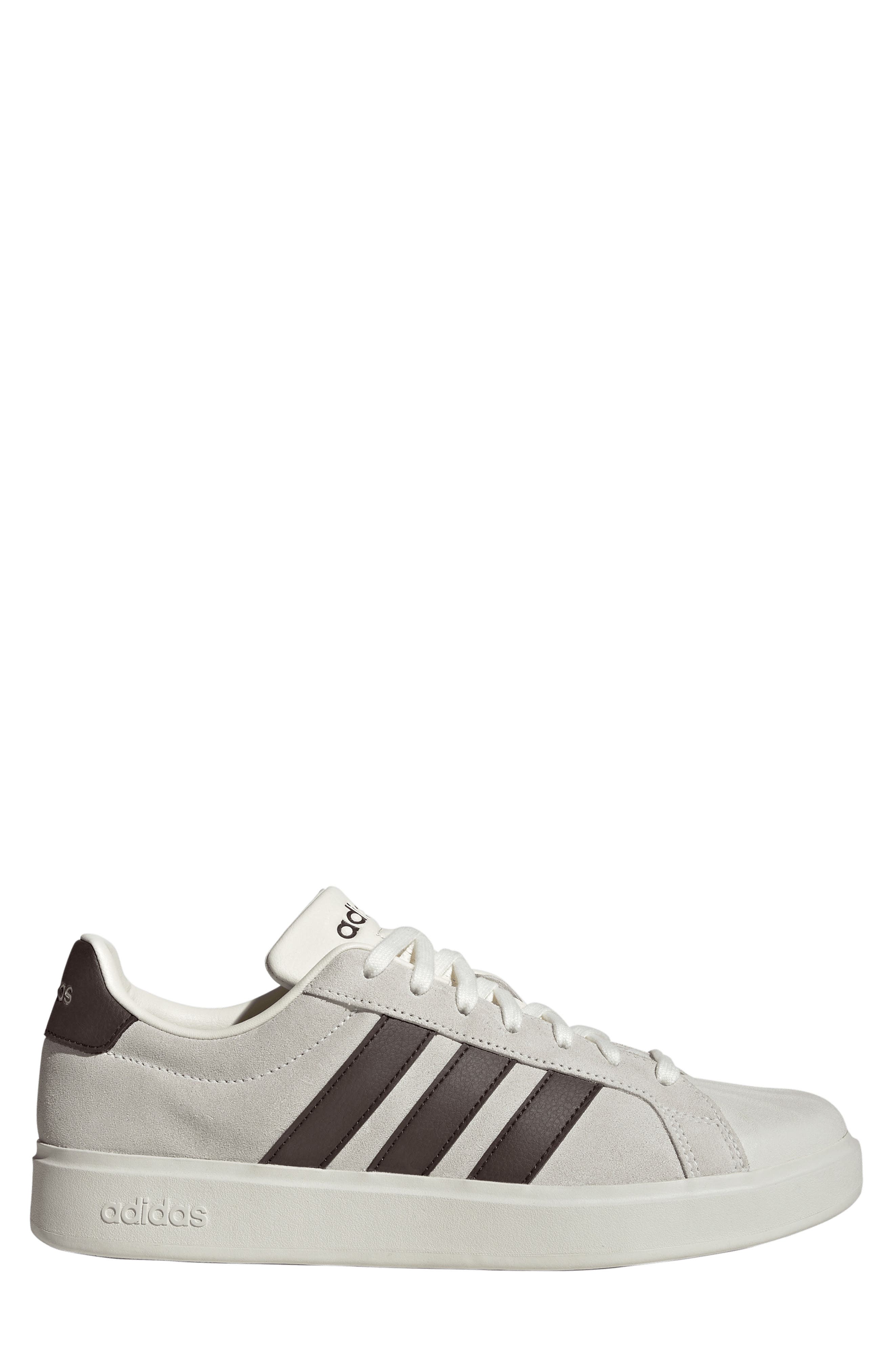 Streettalk Sneaker, Alternate, color, WHITE/ DARK BROWN/ WHITE