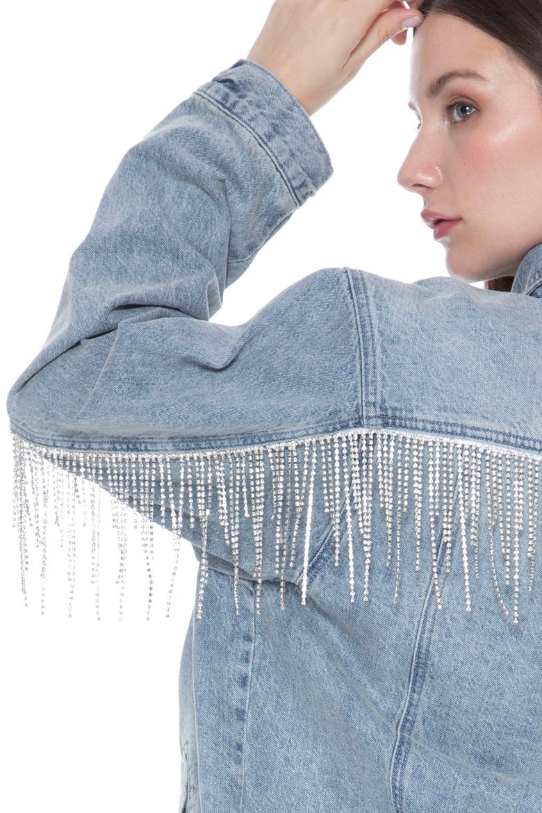 Nash Vegas Trucker Jacket, Alternate, color, Ibiza