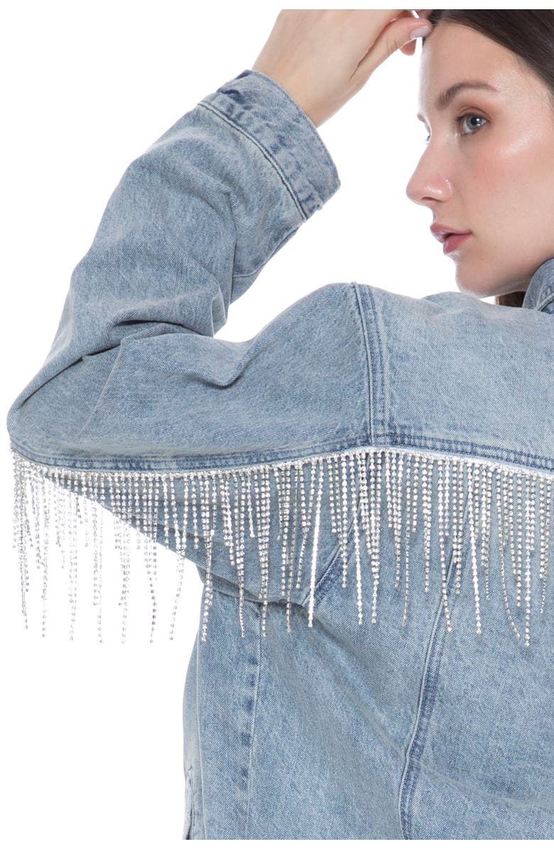 BLUE REVIVAL Nash Vegas Trucker Jacket, Alternate, color, Ibiza